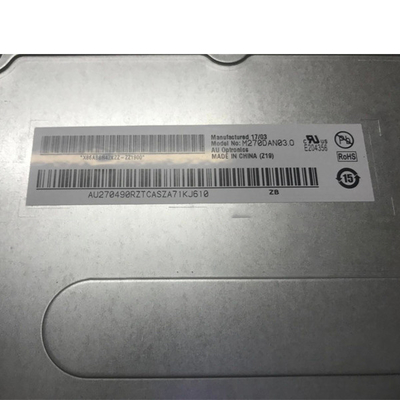 AUO M270DAN03.0 LCDのラップトップ スクリーン2560x1440のクォードHD 108PPI 70のピン コネクタ