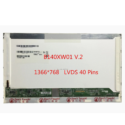 B140XW01 V2 LCD ラップトップ スクリーン パネル 262K 45% NTSC 表示色