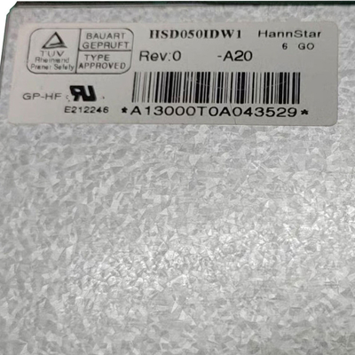 HannStar 5.0のインチ800*480 RGB LCDスクリーンの表示パネルHSD050IDW1-A20