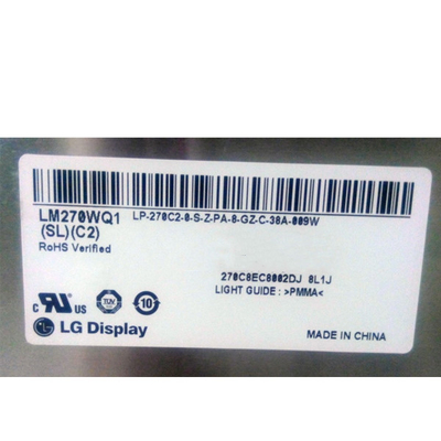 LM270WQ1-SLC2 LG 27.0のインチLCD TVのモニターのパネル