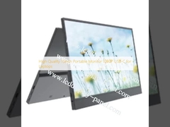 高品質15インチポータブルモニター 1080P USB-C (ノートパソコン用)