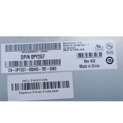 AUO 19.5産業ラップトップのためのインチのパネルM195RTN01.0 LVDSインターフェイス1600X900 TFT LCD表示画面