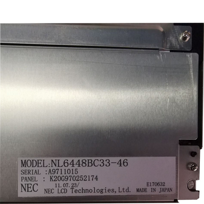 産業表示のために適したNL6448BC33-46 10.4インチLCDモジュール640 （RGB） ×480