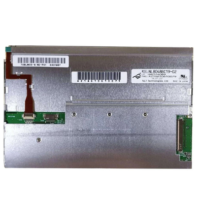 NL8048BC19-02原物7.0のインチLCDの表示800 （RGB） NECの産業設備のための×480