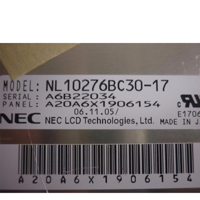 NL10276BC30-17 NEC 15 inch1024*768 LCDのパネル・ディスプレイ