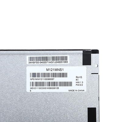M121MNS1 R1 12.1は入る産業LCDのパネル・ディスプレイRGB 800X600 SVGA 82PPI 450 Cd/M2 LVDSをじりじり動かす