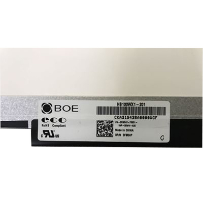 BOEは13.3インチのラップトップ スクリーンHB133WX1-201 RGB 1366X768 LCDモジュールを表示する