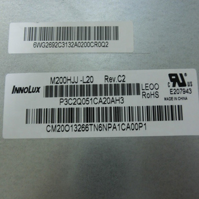 M200HJJ-L20 Rev.C1 C2の19.5インチ1920x1080 FHD IPS LCDの表示LVDSは産業機械のためのLCDをインターフェイスさせる
