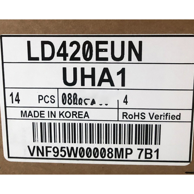 デジタル表記のビデオ壁のための42.0インチLCDスクリーンの表示パネルLD420EUN-UHA1