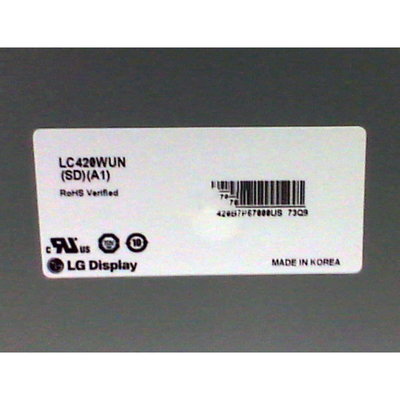 LC420WUN-SDA1 42インチLCDのビデオ壁の普通黒いTransmissive