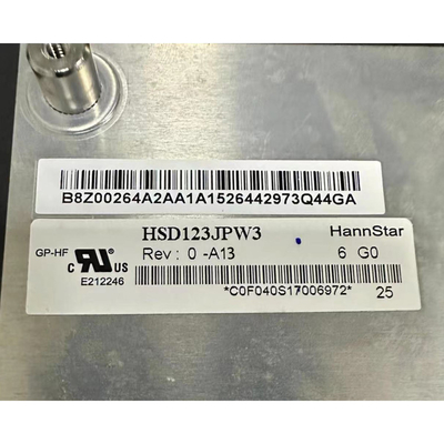 12.3インチ1920*720 HSD123JPW3-A13 LCDの監視テレビの表示部品