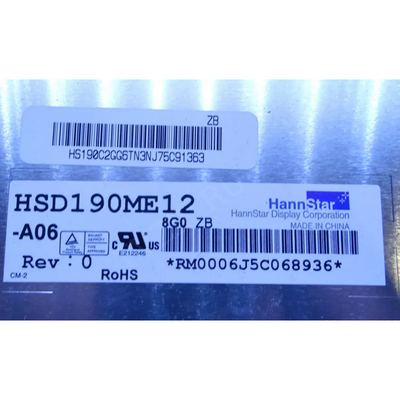 HSD190ME12-A06 19.0 インチ LCD ディスプレイ 1280*1024 LVDS 30ピン LCD スクリーン