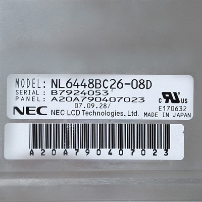 NEC NL6448BC26-08D 640*480 8.4インチ 262KスクリーンLCDディスプレイ