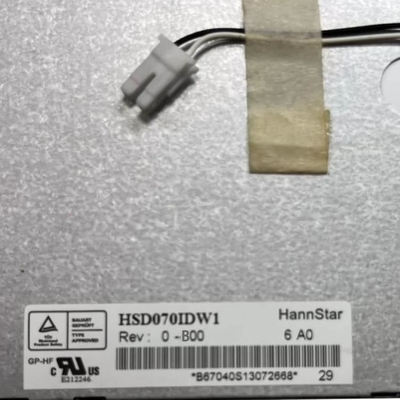 HSD070IDW1-B00 LCDスクリーン交換 部品800*480 LCDディスプレイ