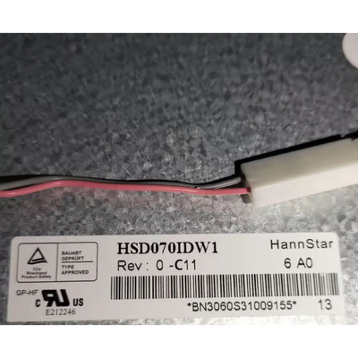 HSD070IDW1-C00 LCDパネルモジュール 7.0インチ 800*480 TFT LCDディスプレイ