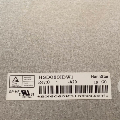 HSD080IDW1-A20 lcdディスプレイ画面 8.0インチ 800*480 LCDパネルモジュール