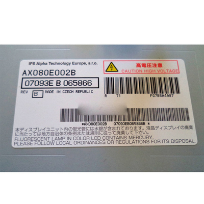 32.0インチ AX080E002B 12.0V型 TFT LCDスクリーン