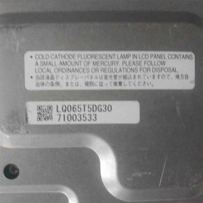 LQ065T5DG30 オリジナル6.5インチの車用GPSナビゲーション用LCDディスプレイ