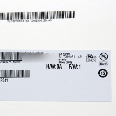 B173HW01 V5 127PPI 40ピンの60HzLCDディスプレイ
