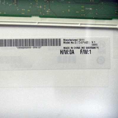 供給 サイズ 15.4 インチ B154PW01 V1 a-Si TFT-LCD パネル
