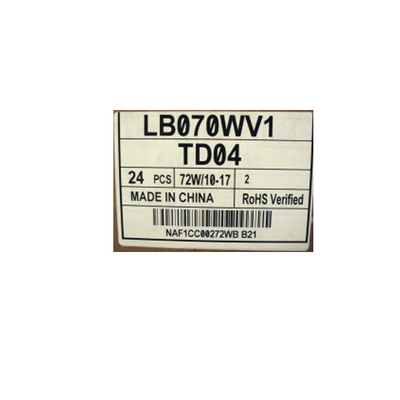 LB070WV1-TD04 オリジナル7.0インチ 車用GPSナビゲーション用LCDディスプレイ