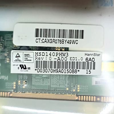 14.0インチ 1366*768 HSD140PHW3-A00 ノートパソコンのLCDモジュール