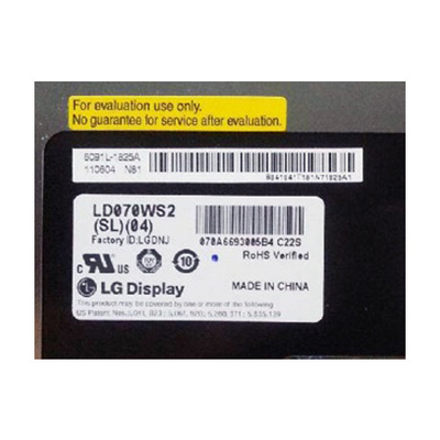 LD070WS2-SL04 7.0 インチ 800: 1 LCDディスプレイ