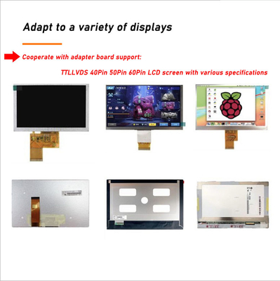 質 HDMI VGA AV 50 Pin LCD Driver Board 800x480 IPS 工場
