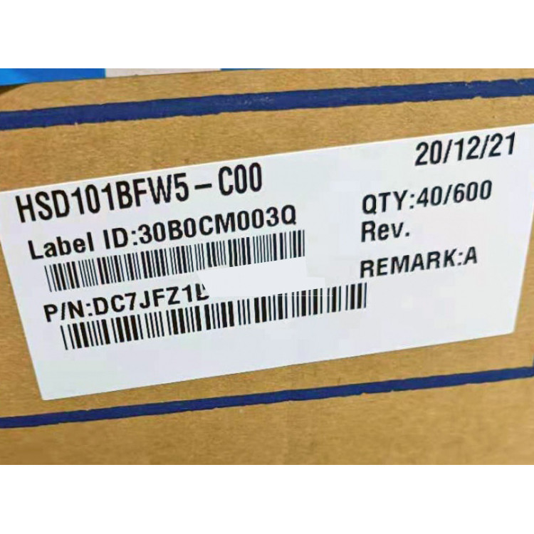 自動車表示のための新しく、元の10.1インチ1024*600 LCDスクリーンのパネルHSD101BFW5-C00
